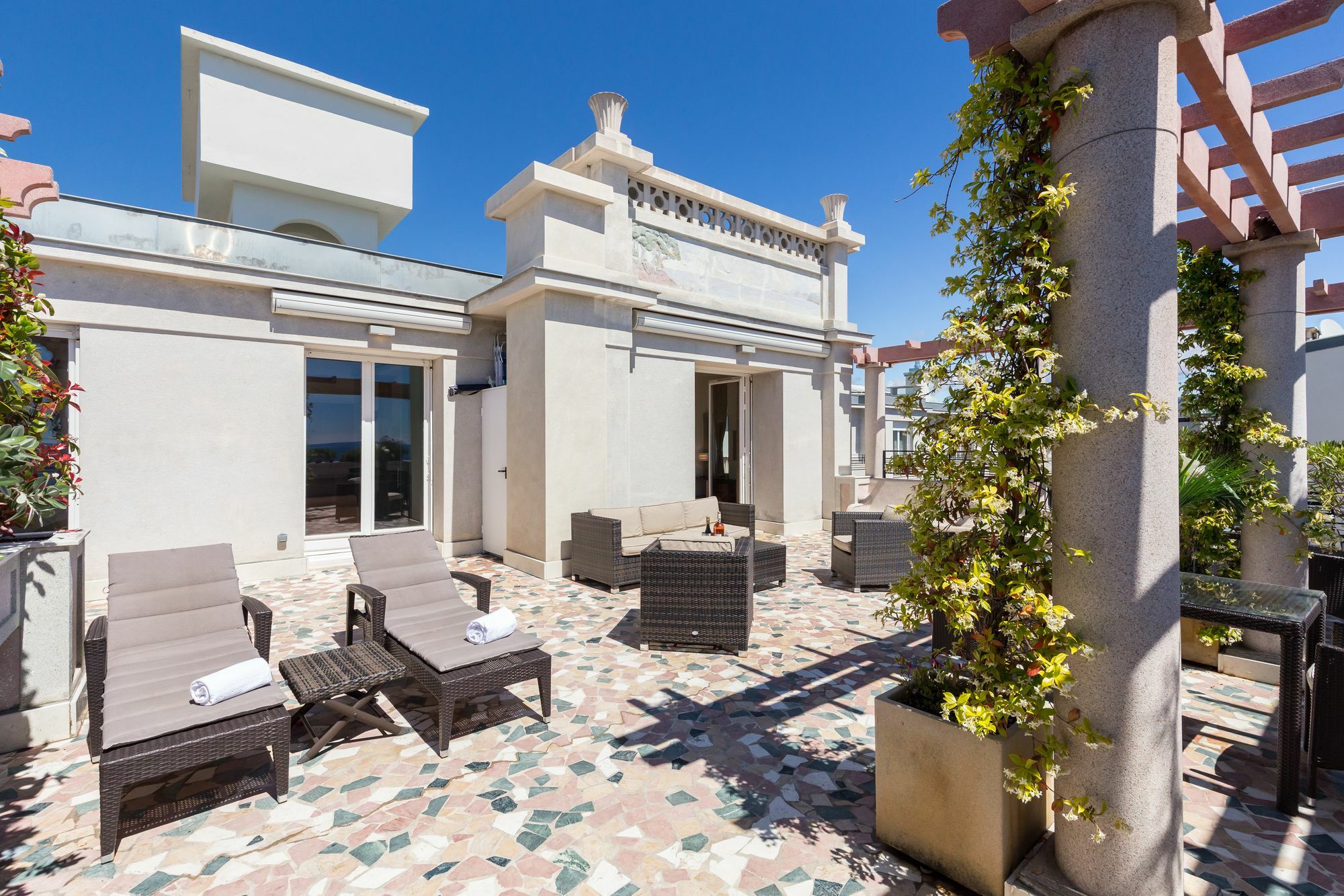 Nestor&Jeeves - "Sea View Terrace Penthouse Prestige" - Luxe Lägenhet Nice Exteriör bild